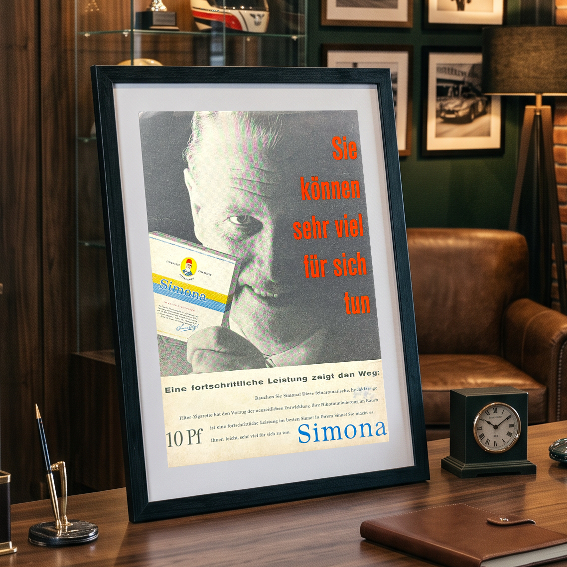 Simona Vintage Orijinal Dönem Reklamıdır (Sonradan Baskı Değildir)