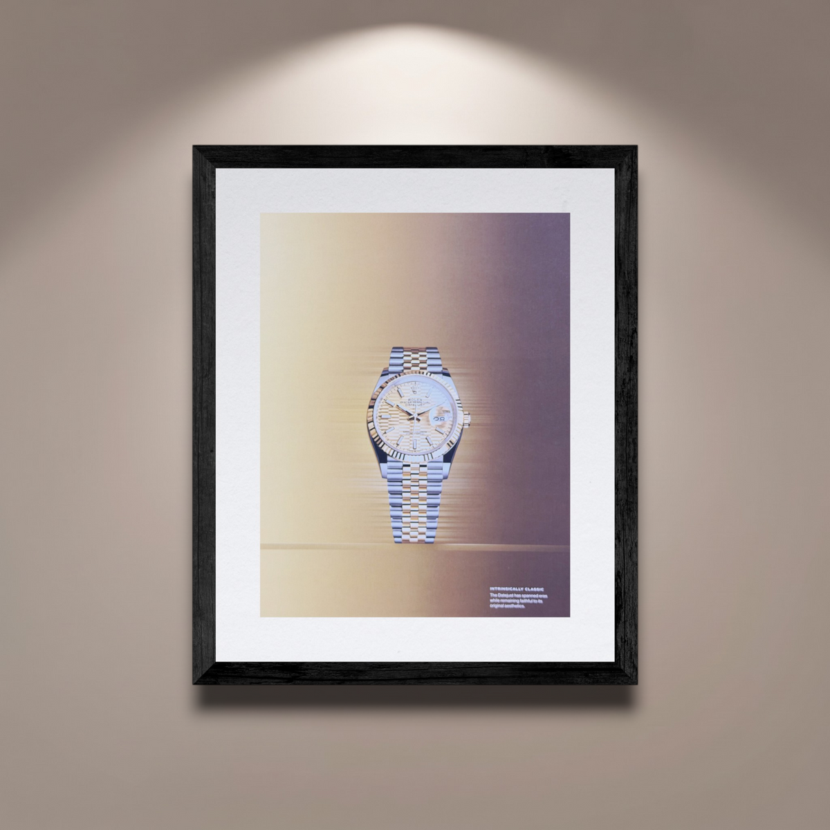 Rolex Oyster Perpetual Datejust Sarı Rolesor Jubilee İngilizce Orijinal Dergi Reklamıdır (Sonradan Baskı Değildir)