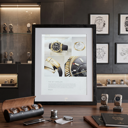 Rolex Sky-Dweller Sarı Altın Orijinal Dergi Reklamıdır (Sonradan Baskı Değildir)