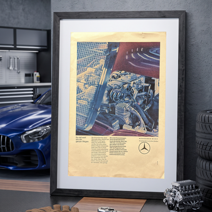 Mercedes-Benz “So Viel Wert Wie Ein Ganzer Wagen” Orijinal Dönem Reklamıdır (Sonradan Baskı Değildir)
