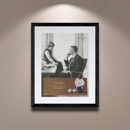 Patek Philippe Annual Calendar Ref. 5205G  Orijinal Dönem Reklamıdır (Sonradan Baskı Değildir)