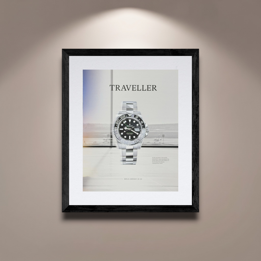 Rolex GMT-Master II Bruce WAYNE “Traveller – Berlin” İngilizce Orijinal Dergi Reklamıdır (Sonradan Baskı Değildir)
