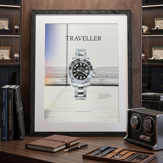 Rolex GMT-Master II Bruce WAYNE “Traveller – Berlin” İngilizce Orijinal Dergi Reklamıdır (Sonradan Baskı Değildir)