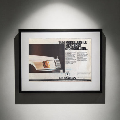 Mercedes-Benz – “Tüm Modelleri ile Mercedes Otomobilleri” 1984 Orijinal Türkiye Reklam Sayfasıdır (Sonradan Baskı Değildir).
