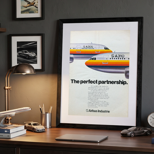 Airbus A300 & A310 1979 Yılı Vintage İngilizce Orijinal Dönem Reklamıdır (Sonradan Baskı Değildir)