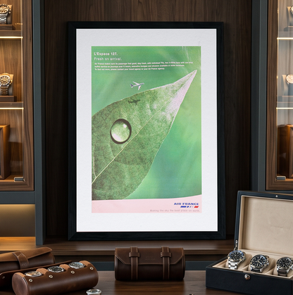 Air France L’Espace 127 Fresh on Arrival Orijinal Dönem Reklamıdır (Sonradan Baskı Değildir)